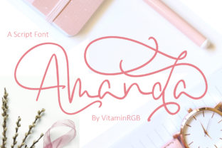Amanda Script: A Timeless Font for Handmade Crafters