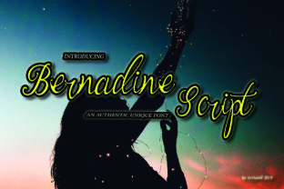 Bernadine Script: A Font That Breathes Life Into Your Creations