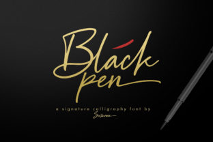 Black Pen Script: A Fresh, Elegant Script Font for Real Branding