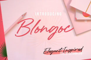 Blongoc Script: A Modern Handwritten Font for Editorial Design