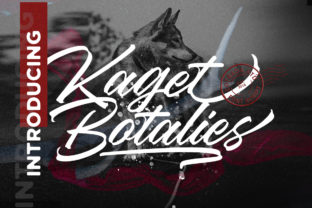 Botalies Kagetan Script: A Versatile Script Font for Editorial Design