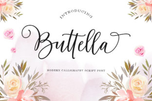 Buttella Script: A Modern Calligraphy Font for Editorial Design