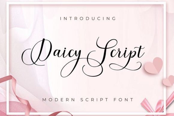 Daicy Script: A Modern Script Font for Digital Branding