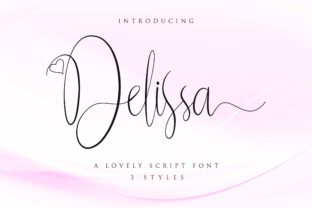 Delissa Script: A Versatile Script Font for Crafters and Designers