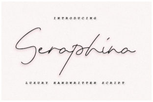 Discover the Beauty of Seraphina Script for Your Craft Projects