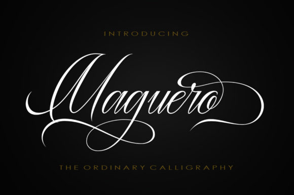 Maguero Script: A Beautiful Font for Handmade Creators