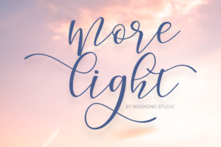 Morelight Script: A Beautiful Font for Handmade Creators