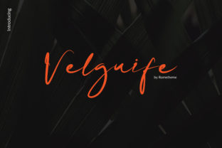 Velgiufe Script: A Timeless Font for Handmade Creators